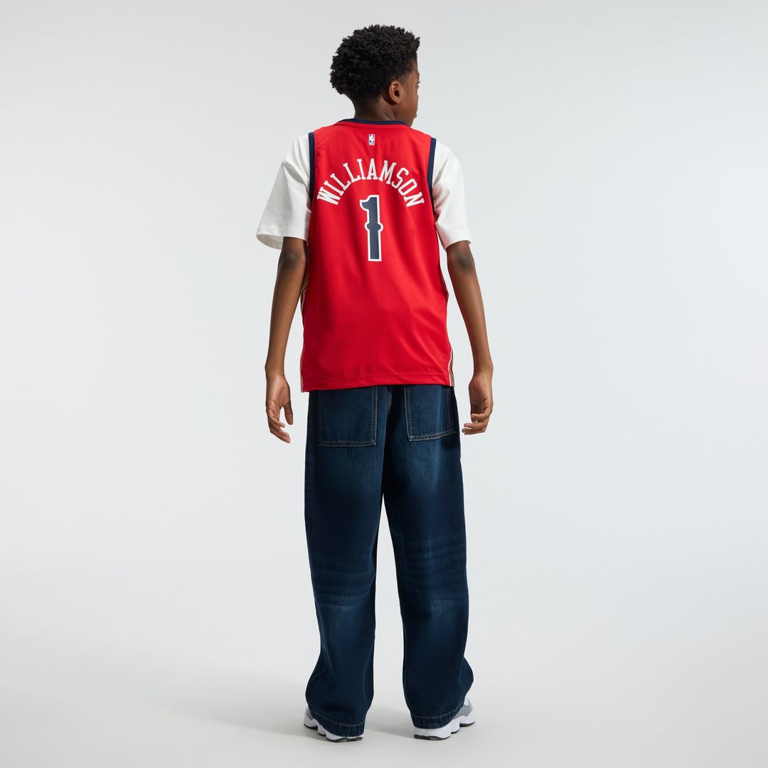 New Orleans Pelicans Zion Williamson Fanatics Youth Fast Break Player Jersey - Statement Edition - Red
