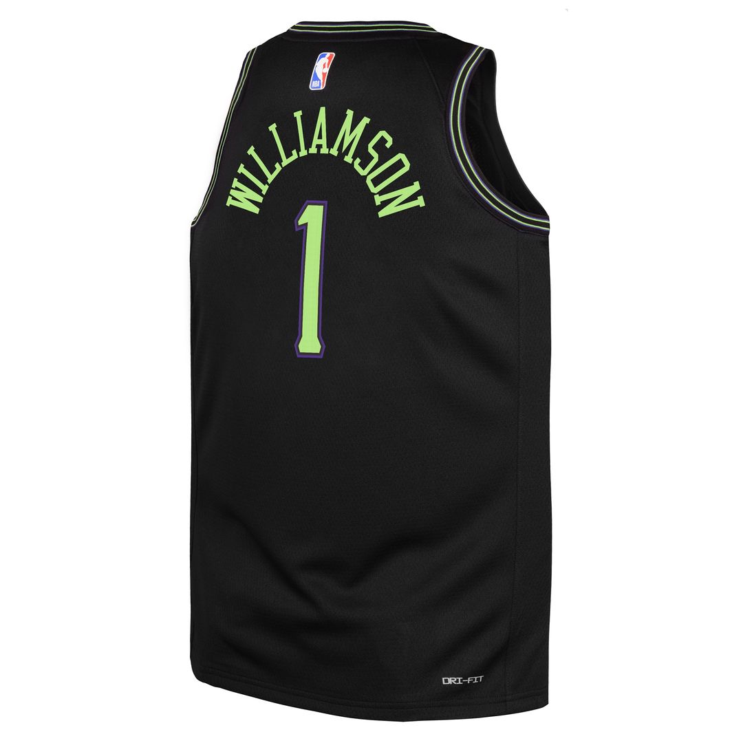 New Orleans Pelicans Zion Williamson Nike Youth 2025/26 City Edition Swingman Jersey - Black