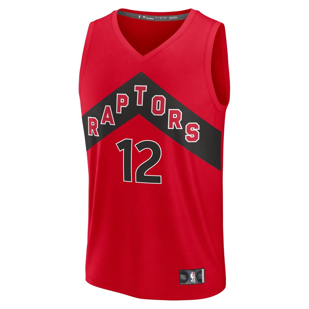 Toronto Raptors Collin Murray - Boyles Fanatics 2025 NBA Draft First Round Pick Fast Break Replica Jersey - Icon Edition - Red