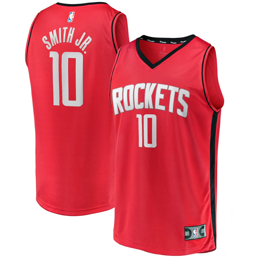 Houston Rockets Jabari Smith Jr. Fanatics Youth Fast Break Replica Player Jersey - Icon Edition - Red