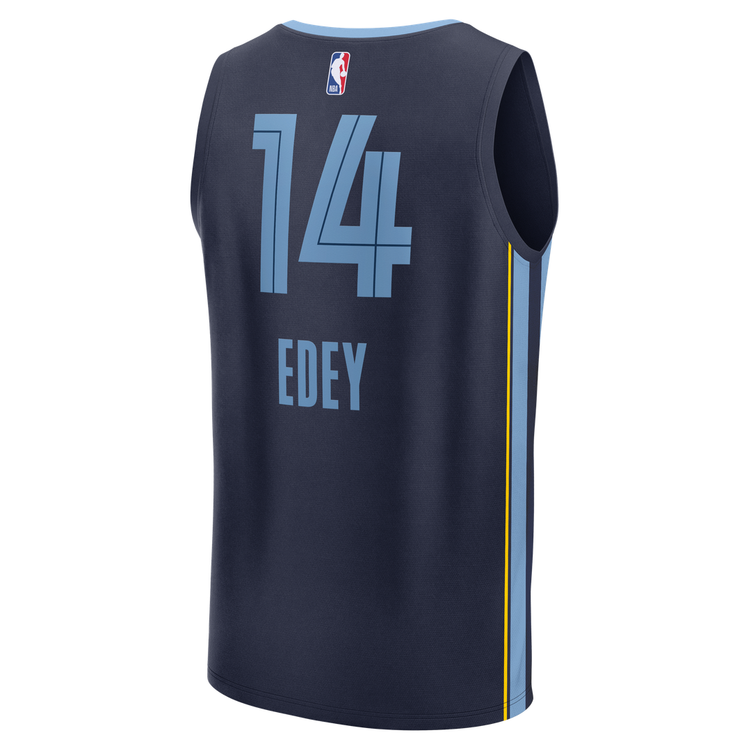 Memphis Grizzlies Zach Edey Fanatics Fast Break Replica Jersey - Icon Edition - Navy