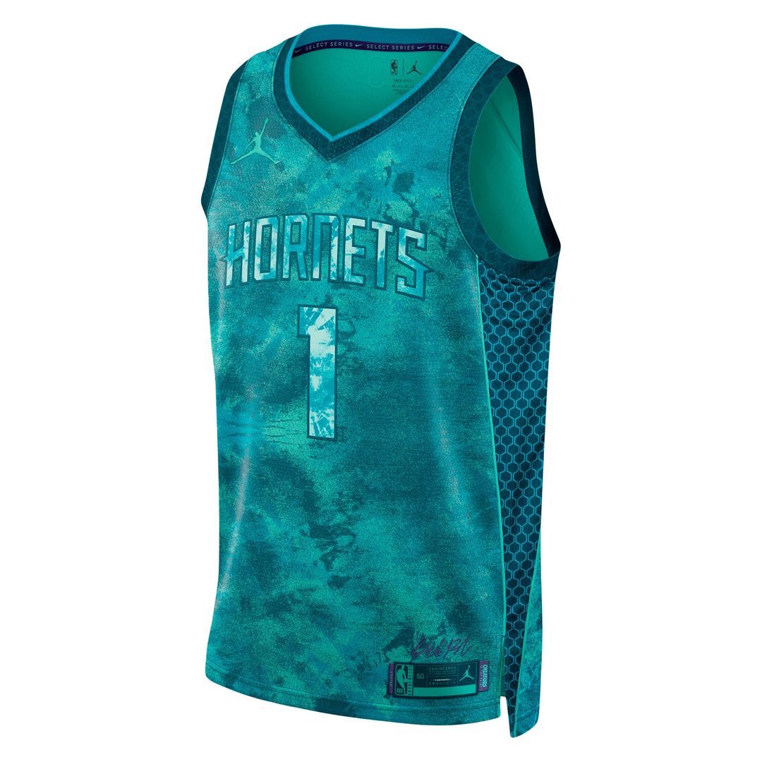 Charlotte Hornets LaMelo Ball Jordan Brand Unisex Select Series Swingman Jersey - Teal
