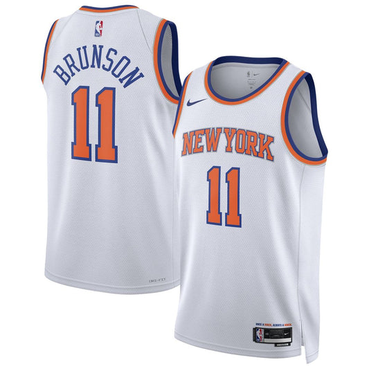 New York Knicks Jalen Brunson Nike Unisex Swingman Jersey - Association Edition - White