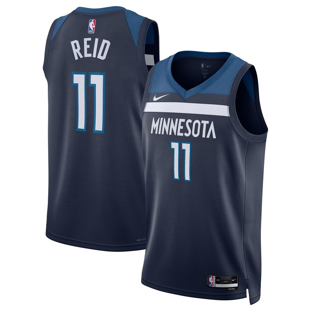 Minnesota Timberwolves Naz Reid Nike Unisex Swingman Jersey - Icon Edition - Navy