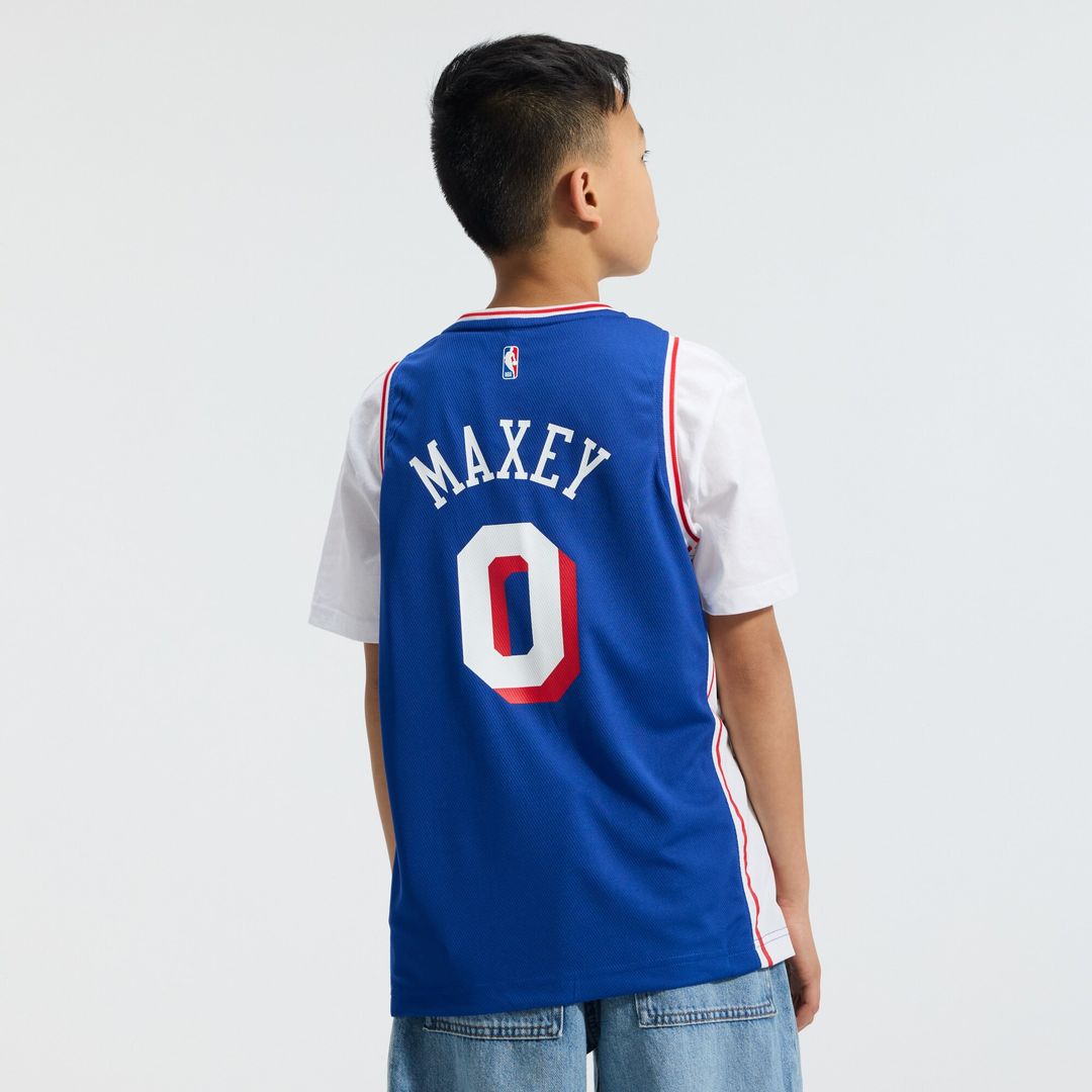 Philadelphia 76ers Tyrese Maxey Fanatics Youth Fast Break Replica Player Jersey - Icon Edition - Royal