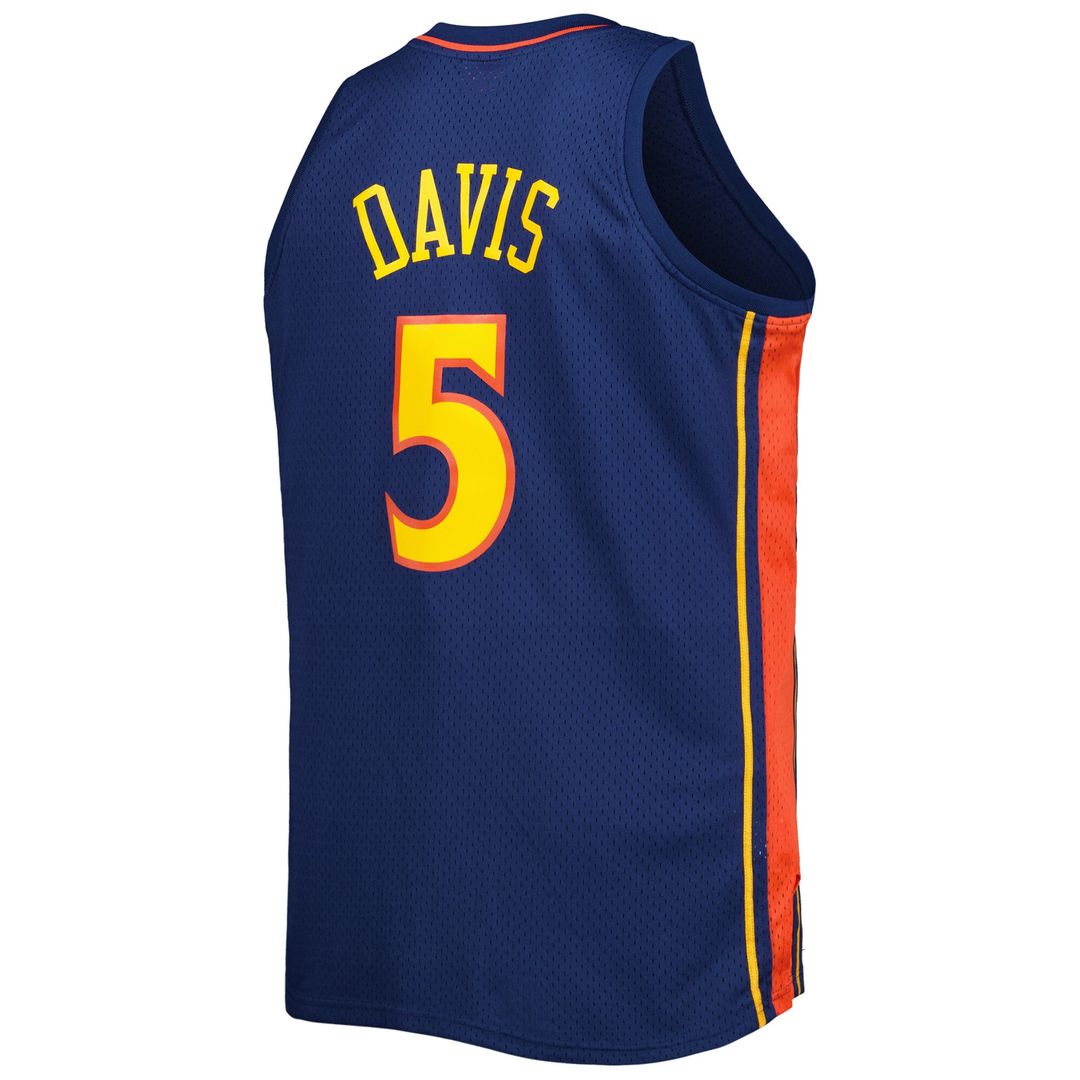 Golden State Warriors Baron Davis Mitchell & Ness Big & Tall Hardwood Classics 2006/07 Swingman Jersey - Navy