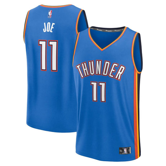 Oklahoma City Thunder Isaiah Joe Fanatics Fast Break Replica Player Jersey - Icon Edition - Blue