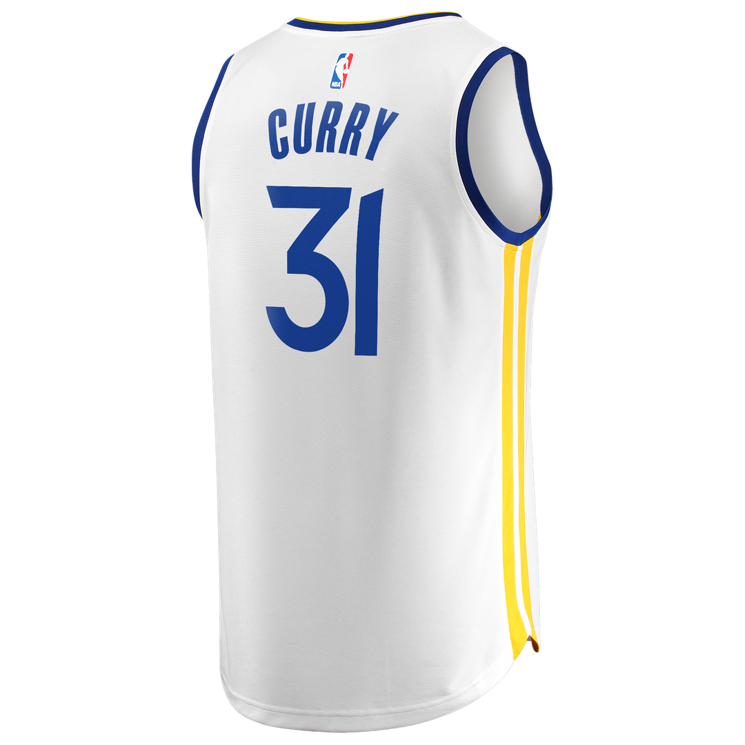 Golden State Warriors Seth Curry Fanatics Fast Break Replica Jersey - White - Association Edition
