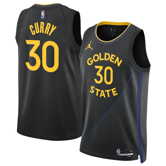 Golden State Warriors Stephen Curry Jordan Brand Unisex 2024/25 Swingman Jersey - Statement Edition - Black