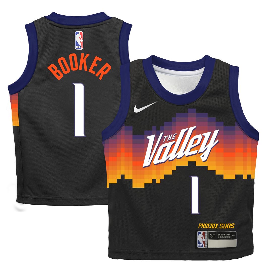 Phoenix Suns Devin Booker Nike Infant 2025/26 City Edition Swingman Jersey - Black