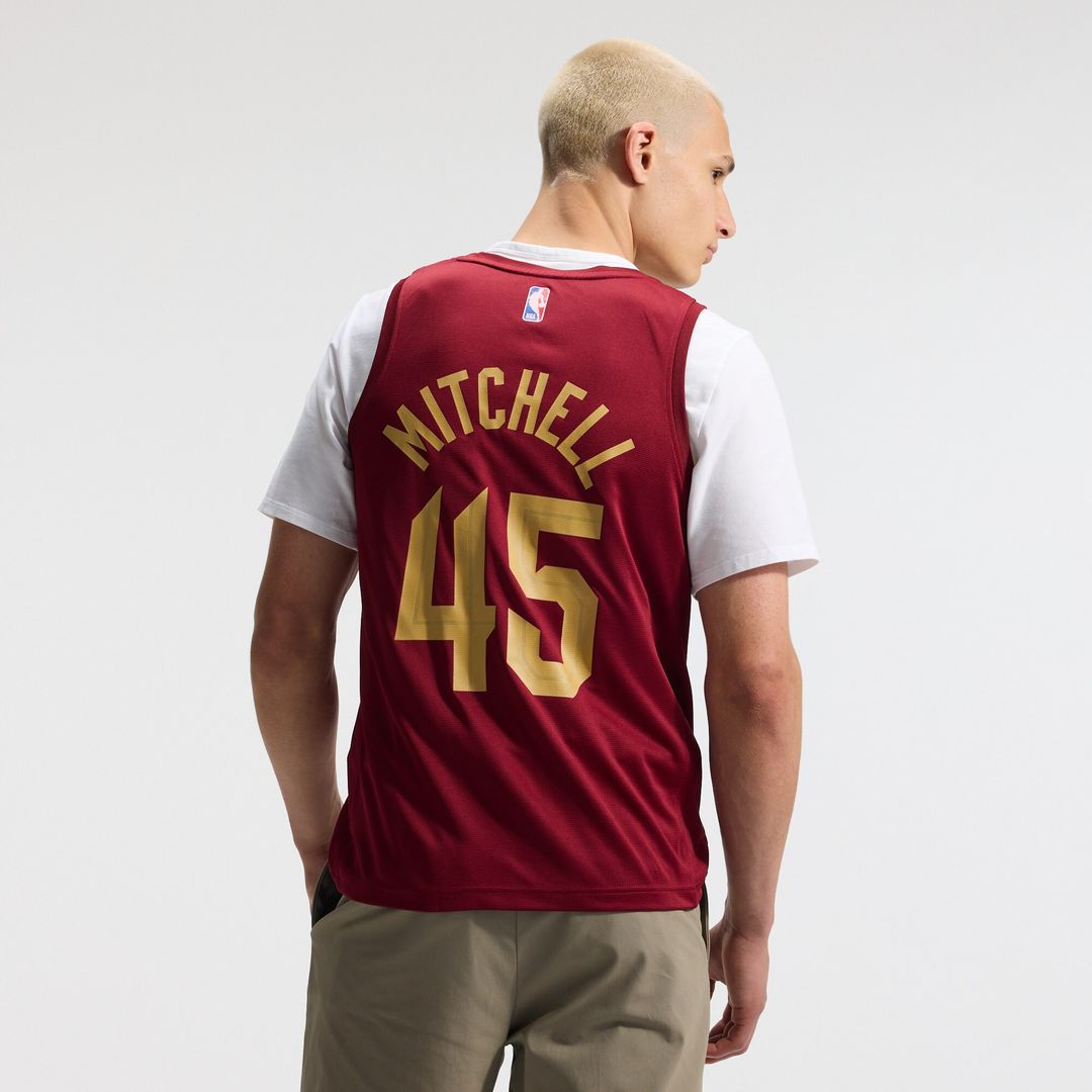Cleveland Cavaliers Donovan Mitchell Fanatics Fast Break Replica Jersey - Icon Edition - Wine