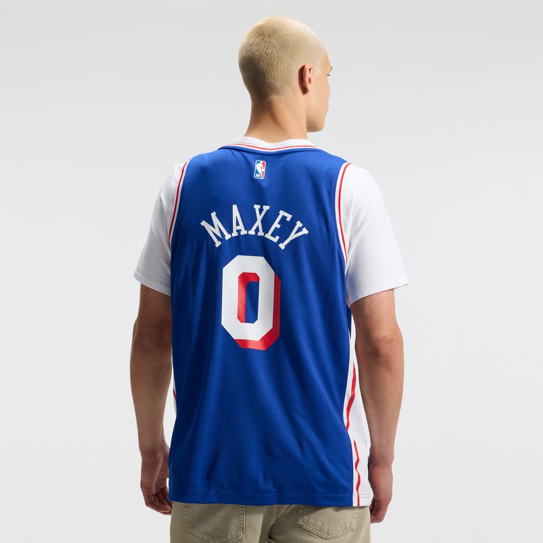 Philadelphia 76ers Tyrese Maxey Fanatics Fast Break Replica Player Jersey - Icon Edition - Royal