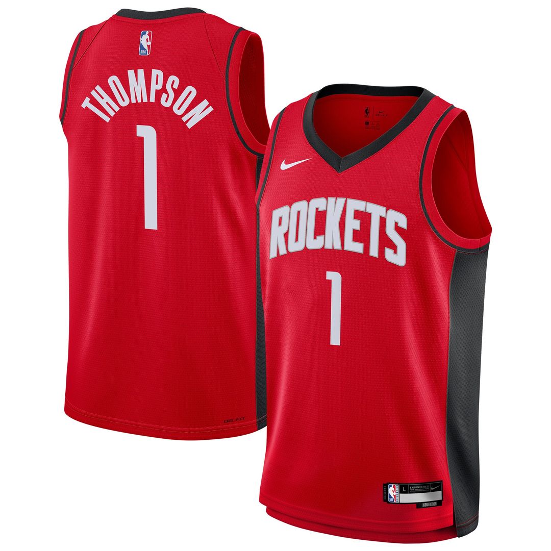 Houston Rockets Amen Thompson Nike Youth Swingman Jersey - Icon Edition - Red