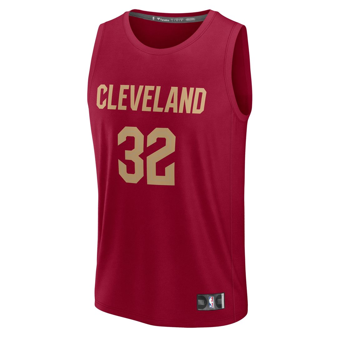 Cleveland Cavaliers Dean Wade Fanatics Fast Break Player Jersey - Icon Edition - Wine