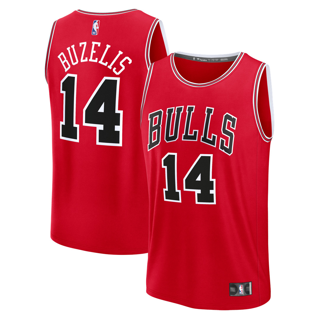 Chicago Bulls Matas Buzelis Fanatics Fast Break Replica Player Jersey - Icon Edition - Red