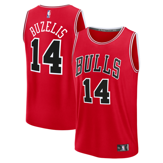 Chicago Bulls Matas Buzelis Fanatics Fast Break Replica Player Jersey - Icon Edition - Red