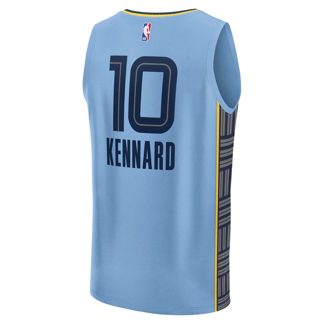 Memphis Grizzlies Luke Kennard Fanatics Fast Break Replica Player Jersey - Statement Edition - Light Blue