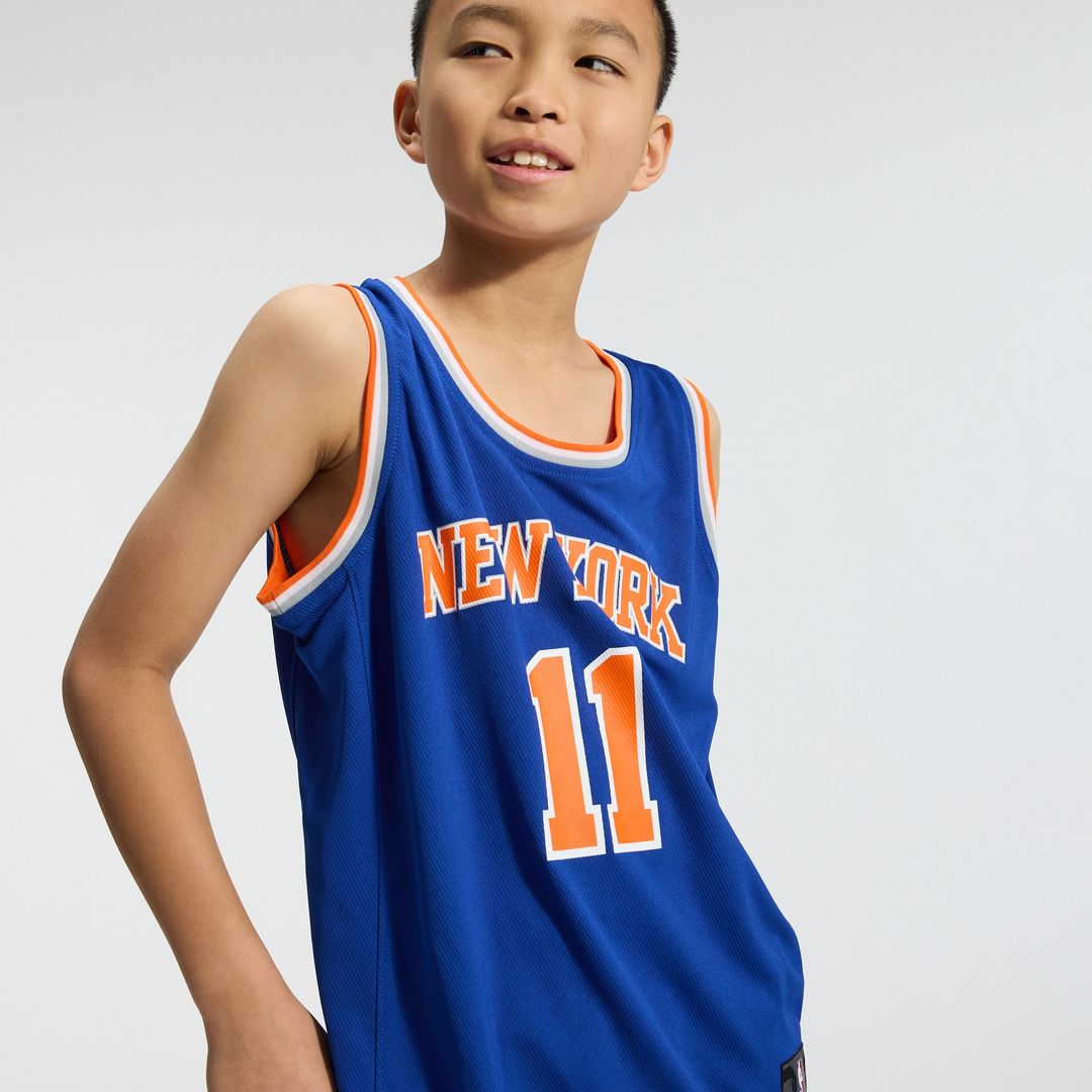 New York Knicks Jalen Brunson Fanatics Youth Fast Break Replica Player Jersey - Icon Edition - Blue