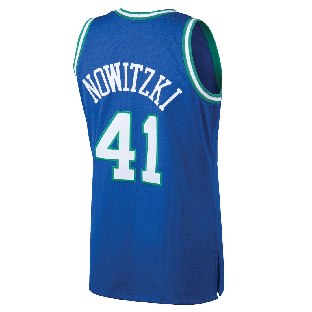 Dallas Mavericks Dirk Nowitzki Mitchell & Ness 2011/12 Hardwood Classics Swingman Jersey - Navy