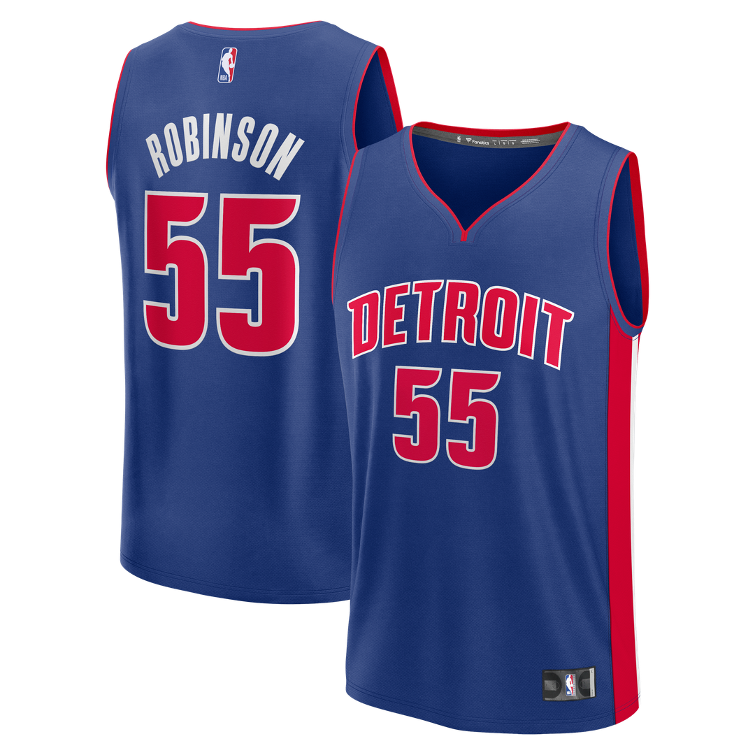 Detroit Pistons Duncan Robinson Fanatics Fast Break Jersey - Icon Edition - Blue