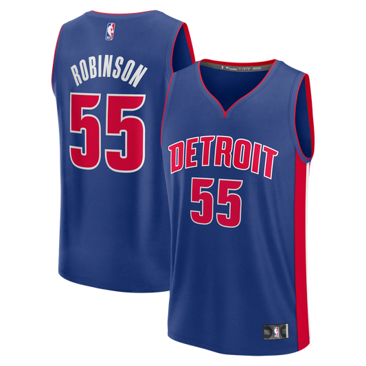 Detroit Pistons Duncan Robinson Fanatics Fast Break Jersey - Icon Edition - Blue