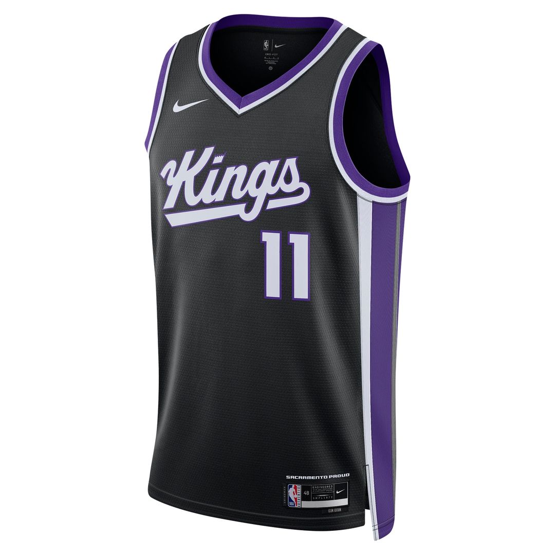Sacramento Kings Domantas Sabonis Nike Unisex Swingman Player Jersey - Icon Edition - Black