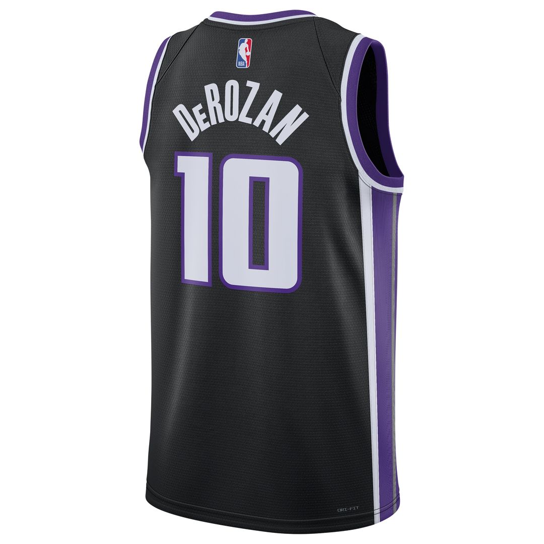 Sacramento Kings DeMar DeRozan Nike Unisex Swingman Player Jersey - Icon Edition - Black