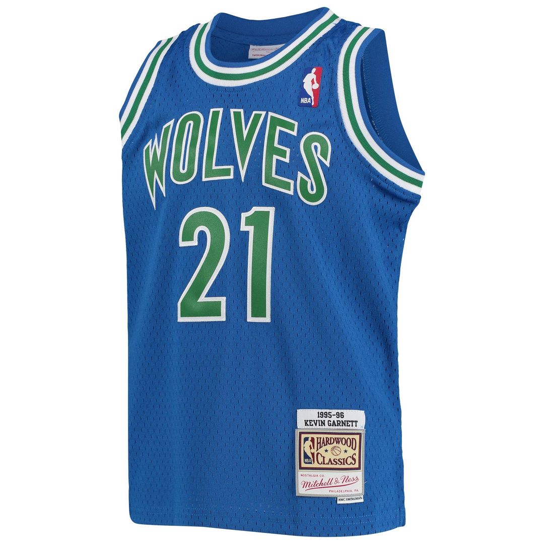 Minnesota Timberwolves Kevin Garnett Mitchell & Ness Youth 1997/98 Hardwood Classics Swingman Jersey - Black