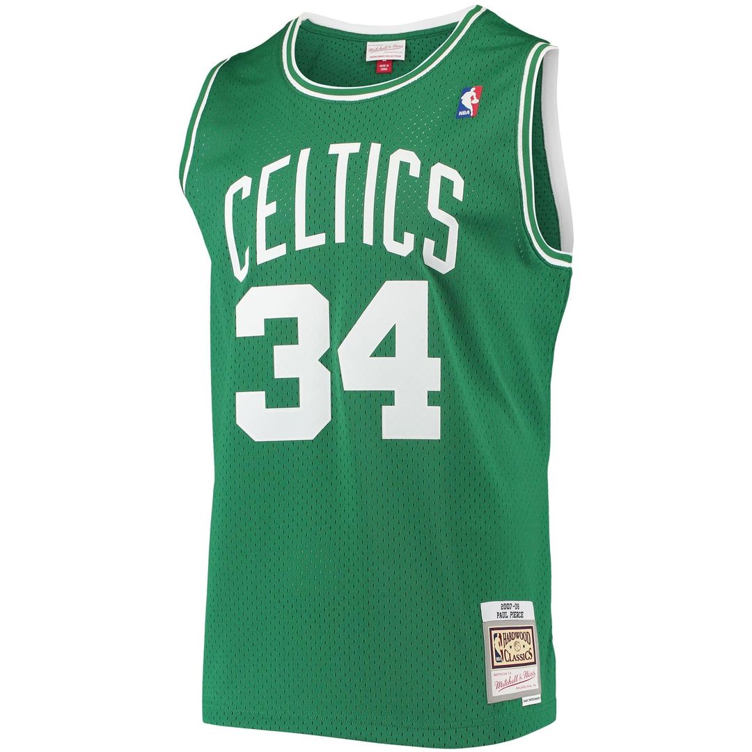 Boston Celtics Paul Pierce Mitchell & Ness Hardwood Classics Swingman Jersey - Kelly Green