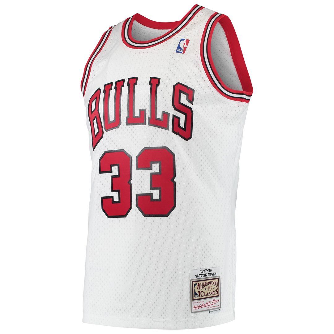 Chicago Bulls Scottie Pippen Mitchell & Ness 1997/98 Hardwood Classics Swingman Jersey - Black