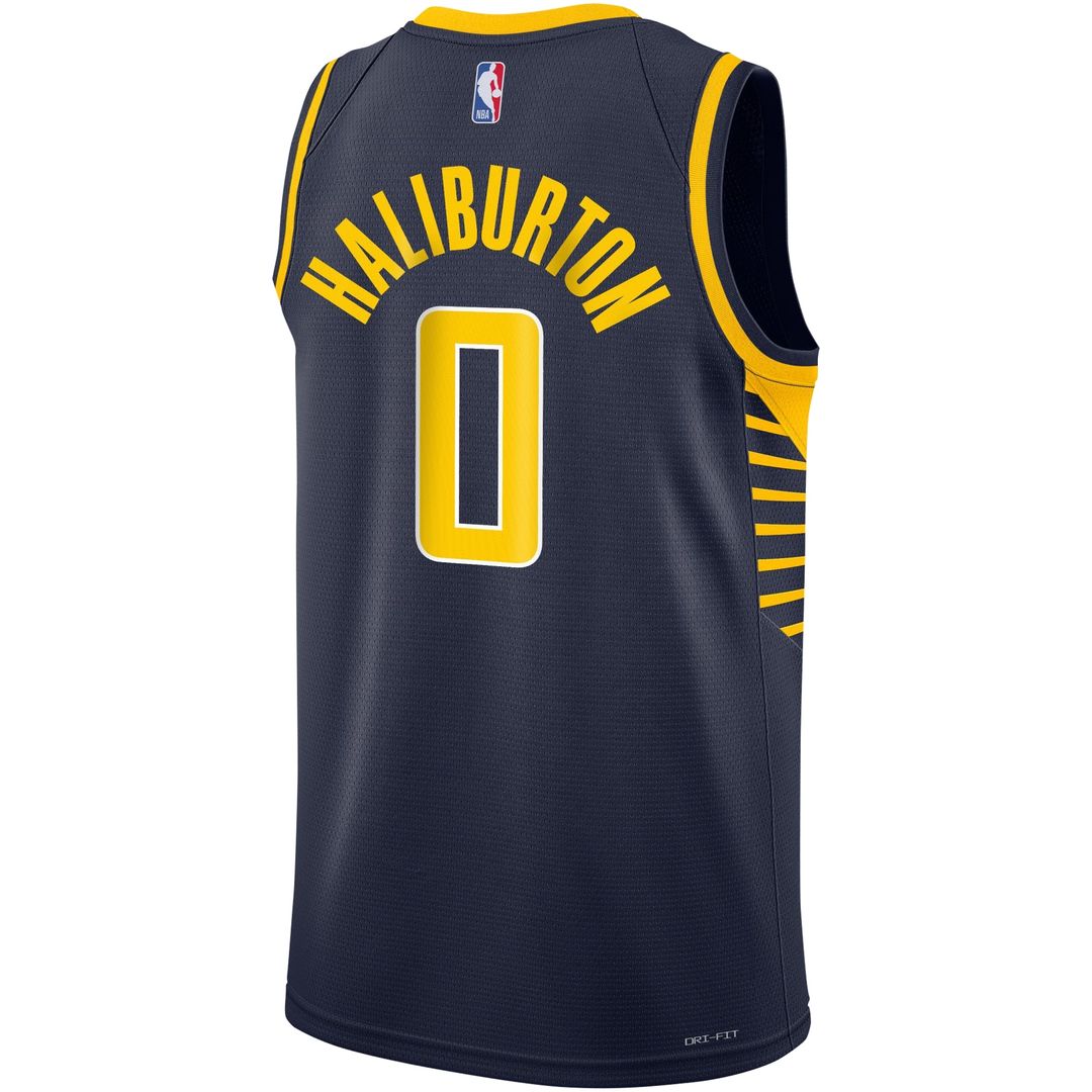 Indiana Pacers Tyrese Haliburton Nike Youth Swingman Jersey - Icon Edition - Navy