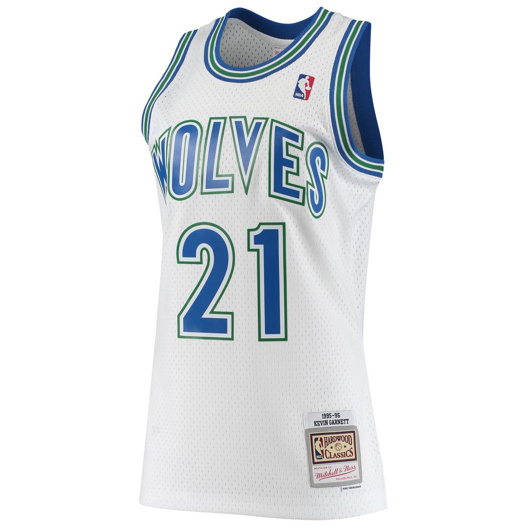 Minnesota Timberwolves Kevin Garnett Mitchell & Ness Hardwood Classics Swingman Jersey - Black