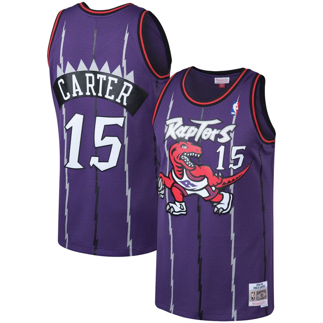 Toronto Raptors Vince Carter Mitchell & Ness 1998/99 Big & Tall Hardwood Classics Swingman Jersey - White