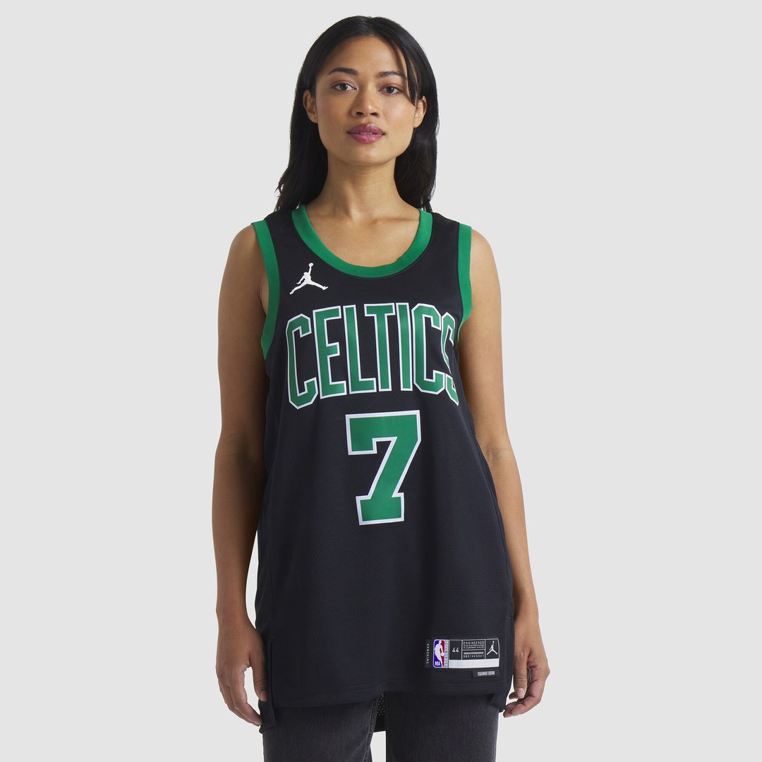 Boston Celtics Jaylen Brown Jordan Brand Unisex Swingman Jersey - Statement Edition - Black