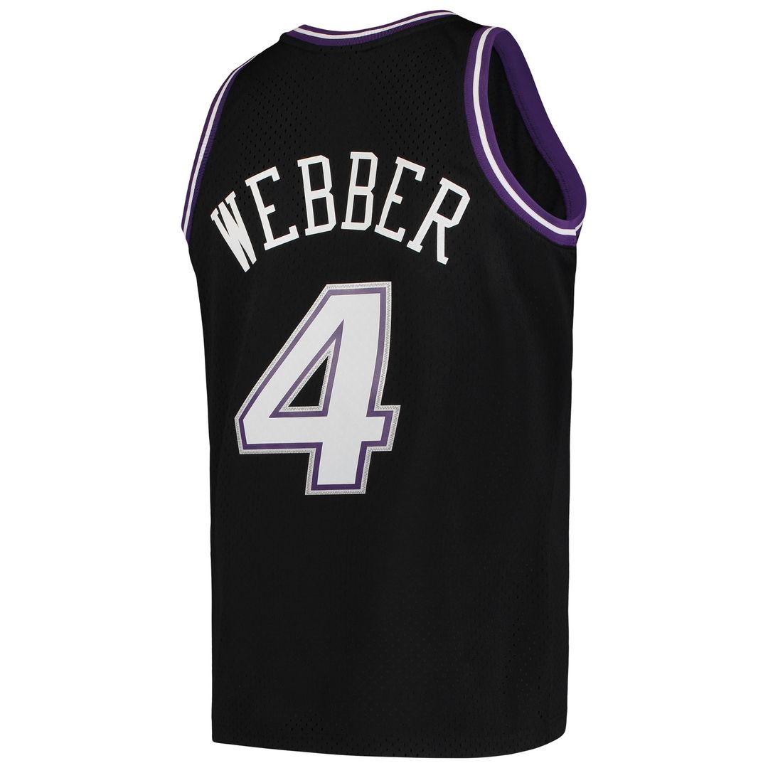 Sacramento Kings Chris Webber Mitchell & Ness 2000/01 Hardwood Classics Swingman Jersey - Black