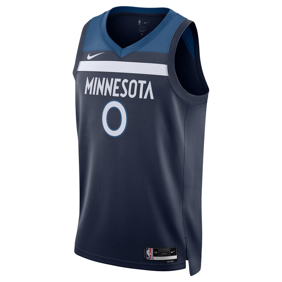 Minnesota Timberwolves Donte DiVincenzo Nike Unisex Swingman Player Jersey - Icon Edition - Navy