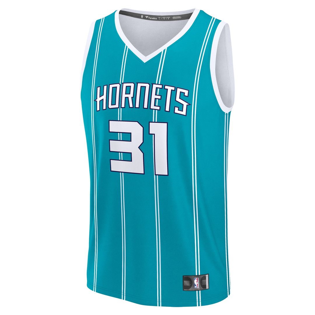 Charlotte Hornets Tidjane Salaun Fanatics 2024 NBA Draft Fast Break Player Jersey - Icon Edition - Teal