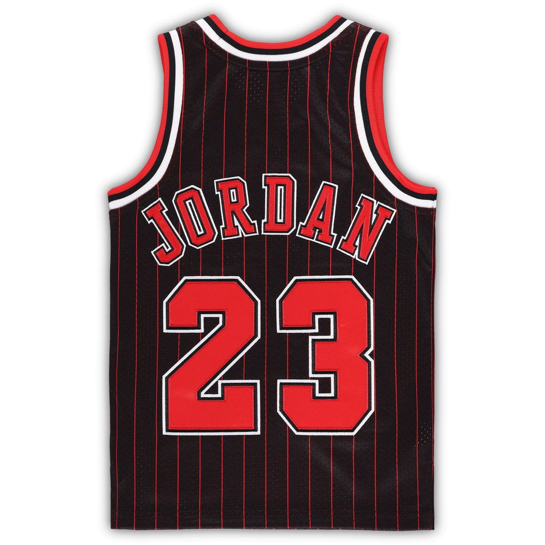 Chicago Bulls Michael Jordan Mitchell & Ness Preschool 1996/97 Hardwood Classics Authentic Jersey - Black