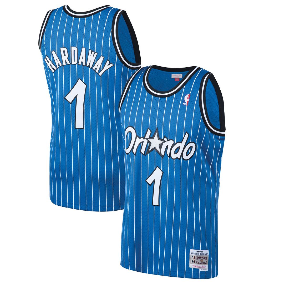 Orlando Magic Penny Hardaway Mitchell & Ness 1994/95 Hardwood Classics Swingman Jersey - Blue