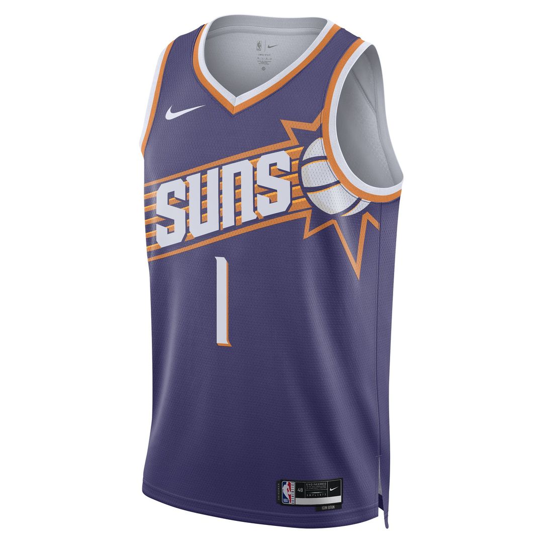 Phoenix Suns Devin Booker Nike Unisex Swingman Jersey - Icon Edition - Purple