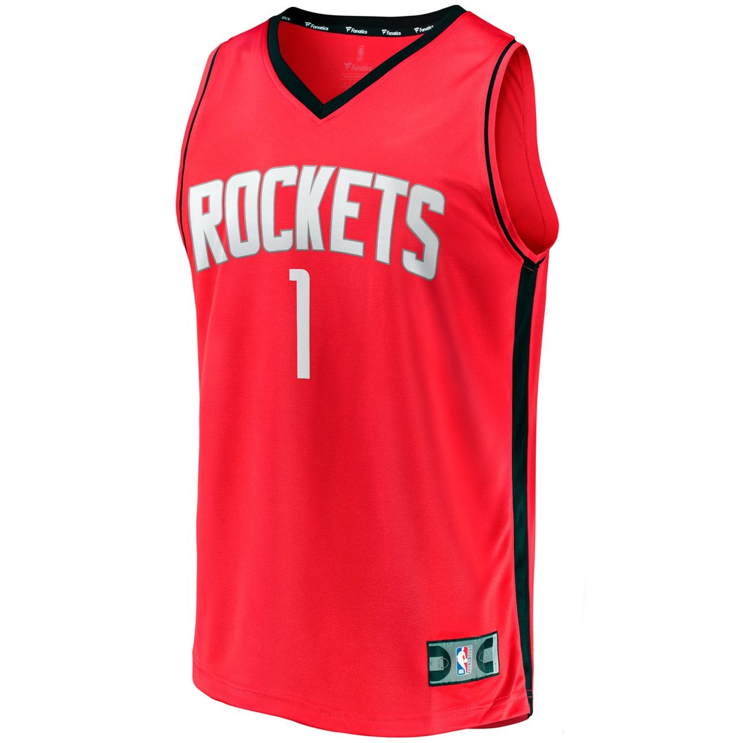 Houston Rockets Amen Thompson Fanatics Youth Fast Break Replica Jersey - Icon Edition - Red