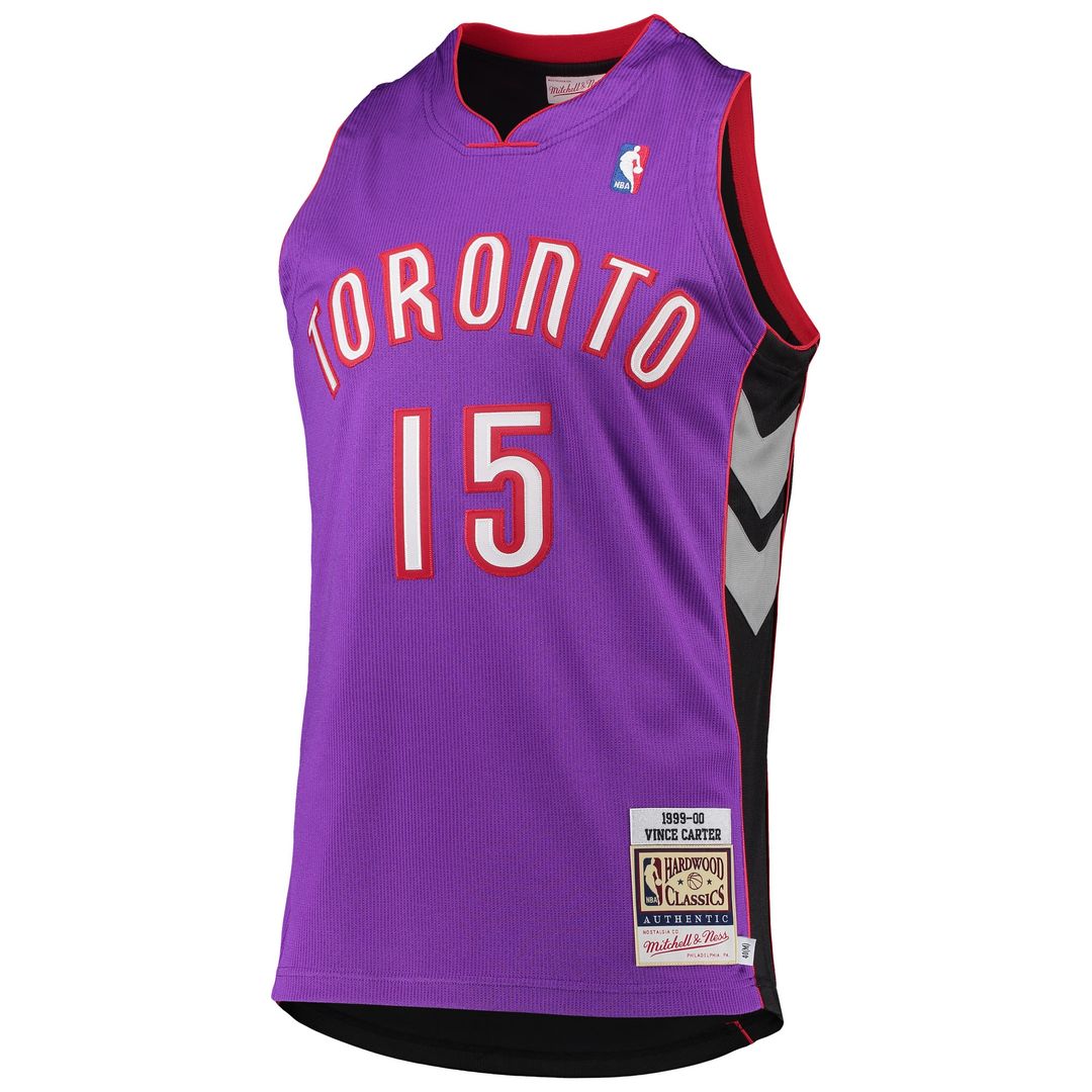 Toronto Raptors Vince Carter Mitchell & Ness 1999/2000 Hardwood Classics Authentic Jersey - Purple