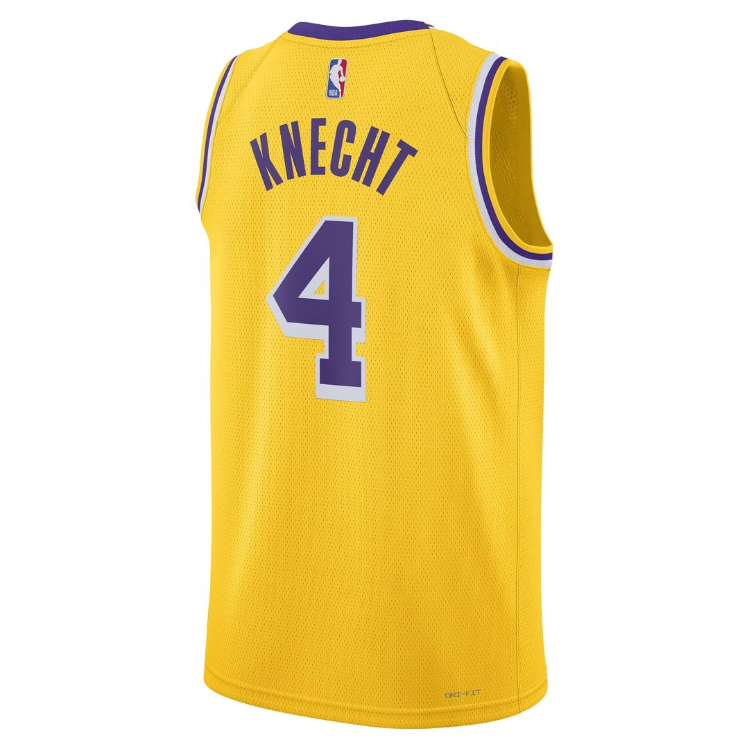 Los Angeles Lakers Dalton Knecht Nike Unisex Swingman Jersey - Gold