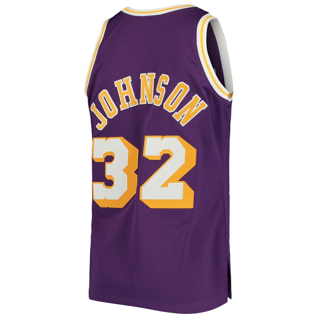 Los Angeles Lakers Magic Johnson Mitchell & Ness 1984/85 Hardwood Classics Authentic Jersey - Gold