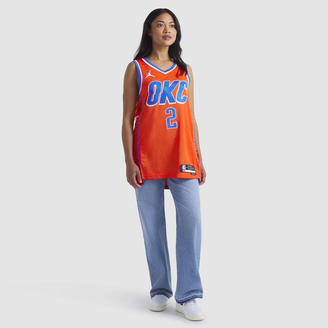 Oklahoma City Thunder Shai Gilgeous - Alexander Jordan Brand Unisex Swingman Jersey - Statement Edition - Orange