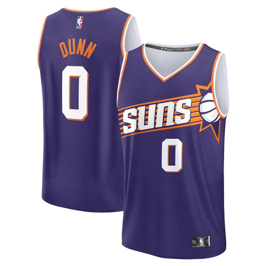 Phoenix Suns Ryan Dunn Fanatics Youth 2024 NBA Draft Fast Break Player Jersey - Icon Edition - Purple