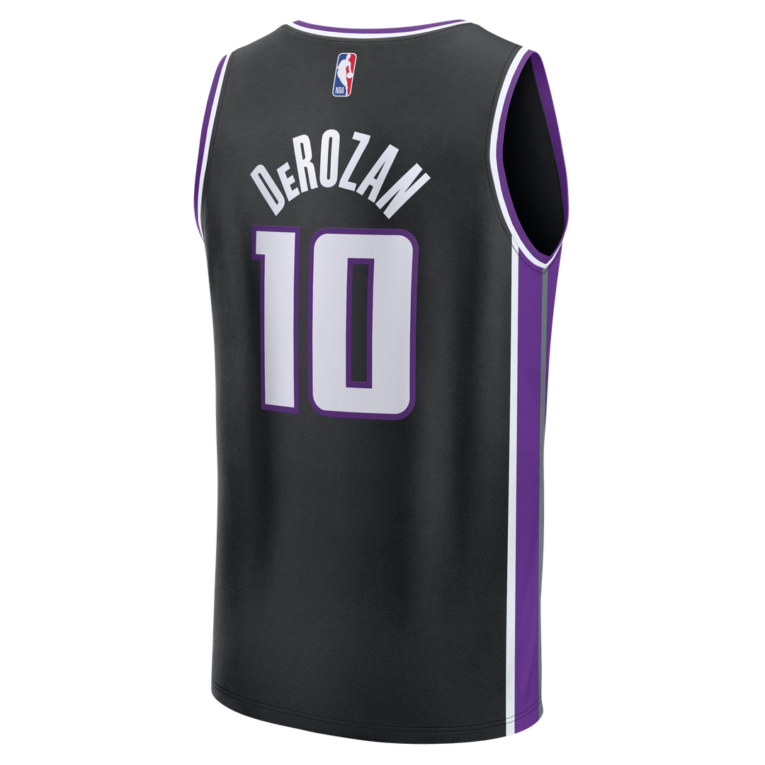 Sacramento Kings DeMar DeRozan Fanatics Fast Break Replica Player Jersey - Icon Edition - Black