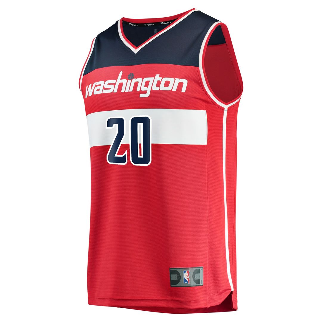 Washington Wizards Alexandre Sarr Fanatics Fast Break Replica Player Jersey - Icon Edition - Red