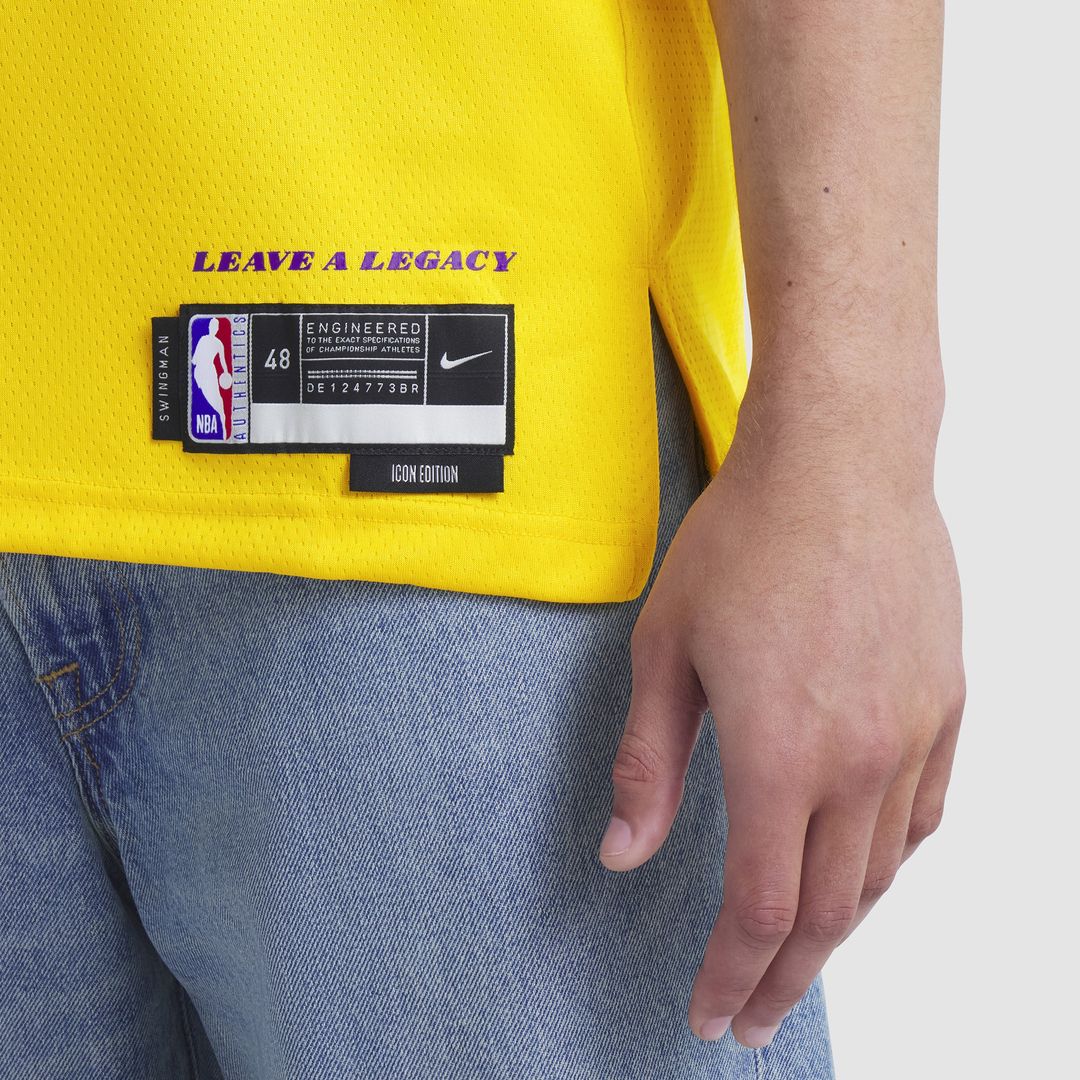 Los Angeles Lakers LeBron James Nike Unisex Swingman Jersey - Association Edition - White