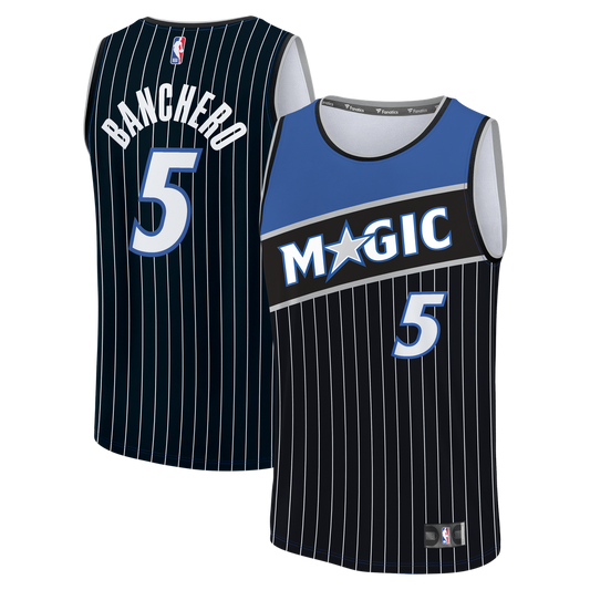 Orlando Magic Paolo Banchero Fanatics Youth Fast Break Jersey - Statement Edition - Black